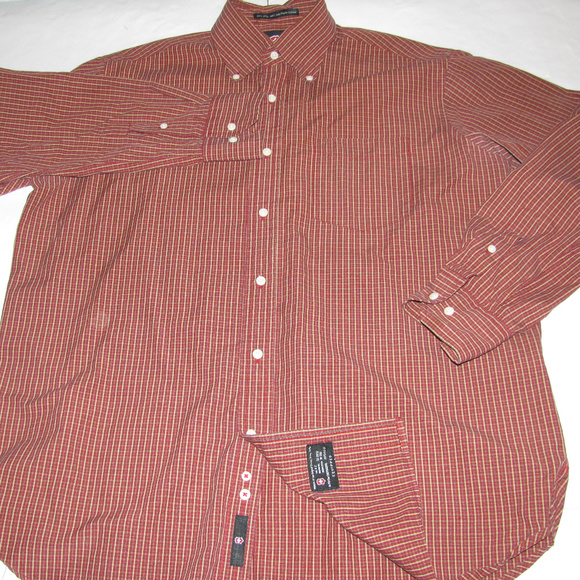 Victorinox LS Checkered Button Shirt Mens MEDIUM - Picture 5 of 8